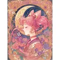 Peinture diamant personnages de dessins animés et fleurs 20 à 70 cm – Couleur vert (07)