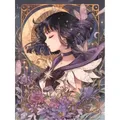 Peinture diamant personnages de dessins animés et fleurs 20 à 70 cm – Couleur Bleu marine (09)
