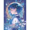 Peinture diamant personnages de dessins animés et fleurs 20 à 70 cm – Couleur Rouge (03)