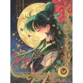 Peinture diamant personnages de dessins animés et fleurs 20 à 70 cm – Couleur Bourgogne (04)