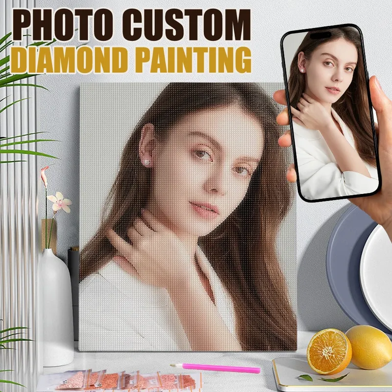 Peinture diamant personnalisée 20 à 40 cm