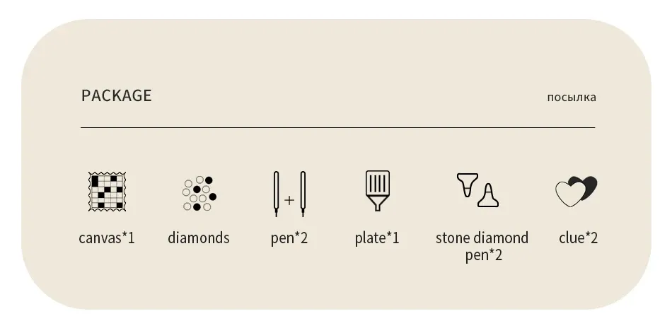 Peinture diamant personnalisée 20 à 40 cm