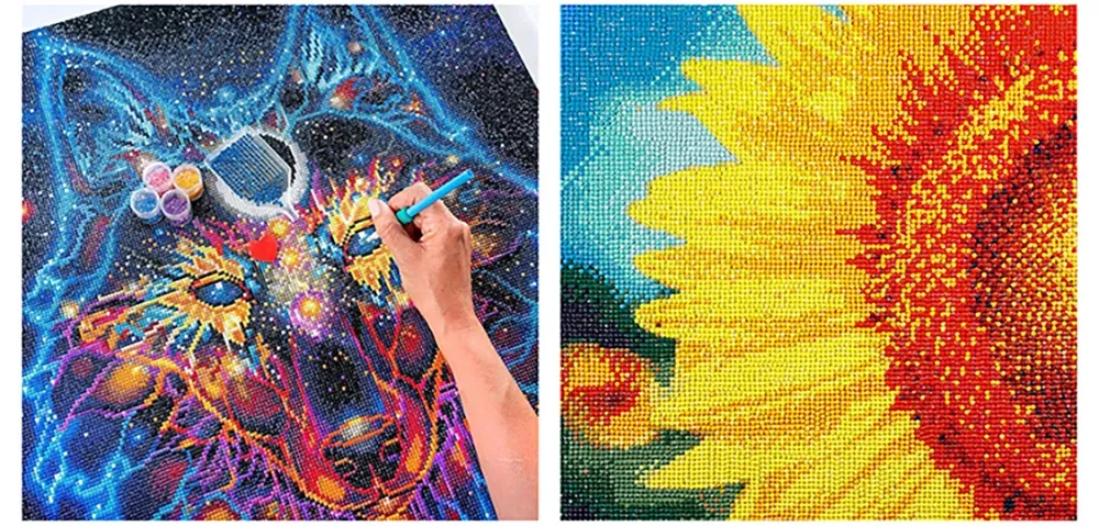 Peinture diamant personnalisée AB 20 à 90 cm
