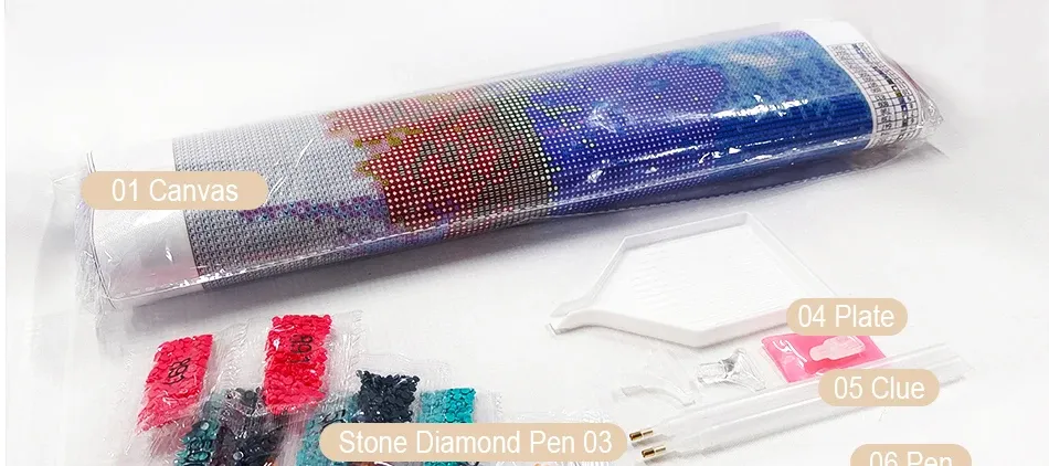 Peinture diamant photo personnalisée 15 à 25 cm