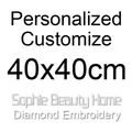 Peinture diamant photo personnalisée 30 à 120 cm – Couleur 40x40cm