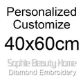 Peinture diamant photo personnalisée 30 à 120 cm – Couleur 40x60cm