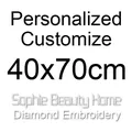 Peinture diamant photo personnalisée 30 à 120 cm – Couleur 40x70cm
