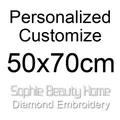 Peinture diamant photo personnalisée 30 à 120 cm – Couleur 50x70cm
