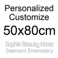 Peinture diamant photo personnalisée 30 à 120 cm – Couleur 50x80cm