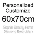 Peinture diamant photo personnalisée 30 à 120 cm – Couleur 60x70cm