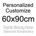 Peinture diamant photo personnalisée 30 à 120 cm – Couleur 60x90cm