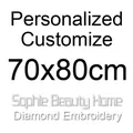 Peinture diamant photo personnalisée 30 à 120 cm – Couleur 70x80cm
