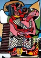 Peinture diamant Picasso abstrait rétro 20 à 70 cm – Couleur XYHK2227-15