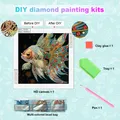 Peinture diamant poisson rouge 30 cm spéciale – 3