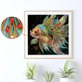 Peinture diamant poisson rouge 30 cm spéciale – 5