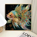 Peinture diamant poisson rouge 30 cm spéciale – 6