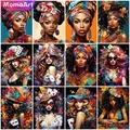 Peinture diamant portrait femme noire 30 cm – 1