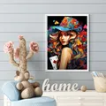 Peinture diamant portrait femme noire 30 cm – 3