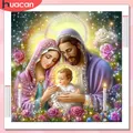 Peinture diamant portrait Jésus 20 à 50 cm carré ou rond – 1