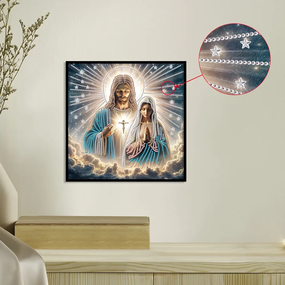 Peinture diamant prêtre forme spéciale