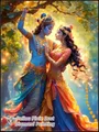 Peinture diamant Radha Krishna 15 à 40 cm – Couleur Bleu marine (9)