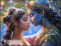 Peinture diamant Radha Krishna 15 à 40 cm – Couleur Bourgogne (4)