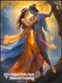 Peinture diamant Radha Krishna 15 à 40 cm – Couleur Gris clair (6)