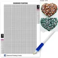 Peinture diamant reine AB carré 25x25 à 50x70 cm – Color 30x42cm