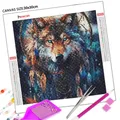 Peinture diamant rose 20x20 à 50x50 cm – 2