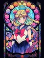 Peinture diamant Sailor Moon 20x30 à 50x70 cm – Couleur BLANC (A1)