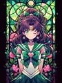 Peinture diamant Sailor Moon 20x30 à 50x70 cm – Couleur Gris clair (A6)
