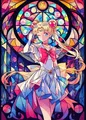 Peinture diamant Sailor Moon 20x30 à 50x70 cm – Couleur Jaune (A2)