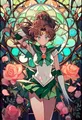 Peinture diamant Sailor Moon 20x30 à 50x70 cm – Couleur Violet (A5)