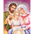 Peinture diamant Sainte Famille 20 à 70 cm – Couleur Jaune (1)
