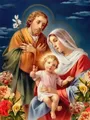 Peinture diamant Sainte Famille 20 à 70 cm – Couleur Violet (4)