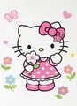 Peinture diamant Sanrio Hello Kitty 20 à 70 cm – Couleur BLANC (01)