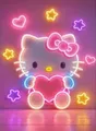 Peinture diamant Sanrio Hello Kitty 20 à 70 cm – Couleur Bourgogne (04)
