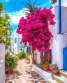 Peinture diamant Santorin Mykonos 20 à 70 cm – Couleur Rouge (03)