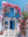 Peinture diamant Santorin Mykonos 20 à 70 cm – Couleur vert clair (11)