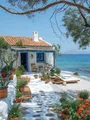 Peinture diamant Santorin Mykonos 20 à 70 cm – Couleur Violet (05)