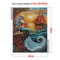 Peinture diamant sirène fantaisie 20 à 70 cm – 2