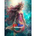Peinture diamant sirène fantaisie 20 à 70 cm – Color Brun