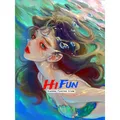 Peinture diamant sirène fantaisie 20 à 70 cm – Color Gris clair