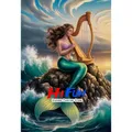 Peinture diamant sirène fantaisie 20 à 70 cm – Color noir