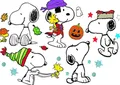 Peinture diamant Snoopy dessin animé 20 à 70 cm – Couleur vert clair (11)