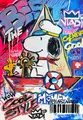 Peinture diamant Snoopy dessin animé 20 à 70 cm – Couleur Violet (05)