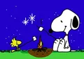 Peinture diamant Snoopy dessin animé 20 à 70 cm – Couleur VIOLETTE/Violet (13)