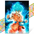 Peinture diamant Super Saiyan Goku 20x30 à 50x70 cm – Couleur A10