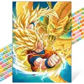 Peinture diamant Super Saiyan Goku 20x30 à 50x70 cm – Couleur A13