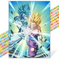 Peinture diamant Super Saiyan Goku 20x30 à 50x70 cm – Couleur A18